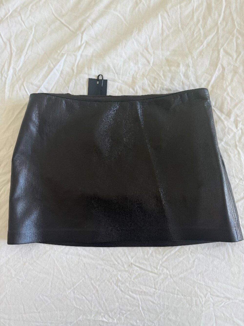 Brown Aritzia leather mini skirt with lining (Size 6) *no longer selling online